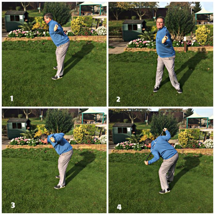 Good posture in golf