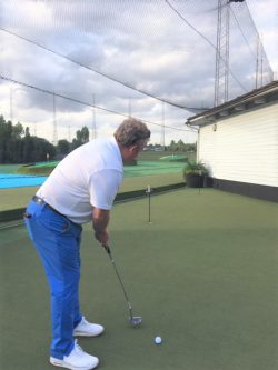 Practising putts