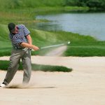 A [icture of a bunker shot