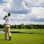balanced golf swing