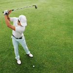 top of backswing