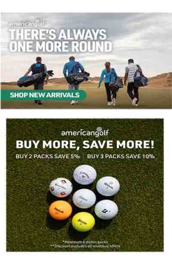 American Golf september Offer